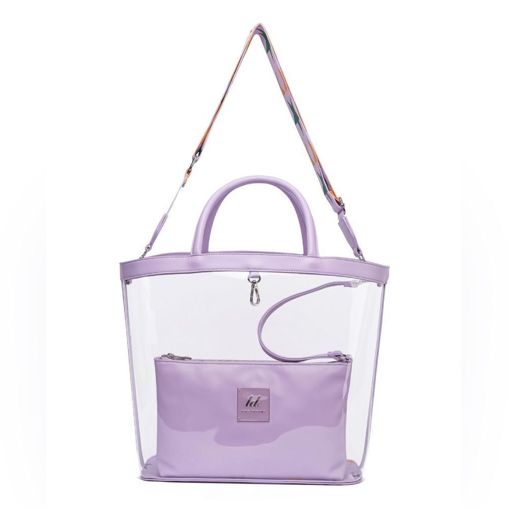 NWT- LIKE DREAMS- Twinkle Clear Tote In
Clear Lilac